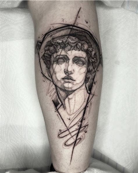 greek god hermes tattoo